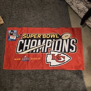 KC Chief's Superbowl Bath Towel